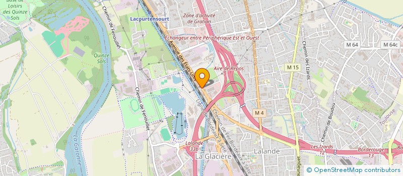 localisation de l'entreprise SUTTER à TOULOUSE