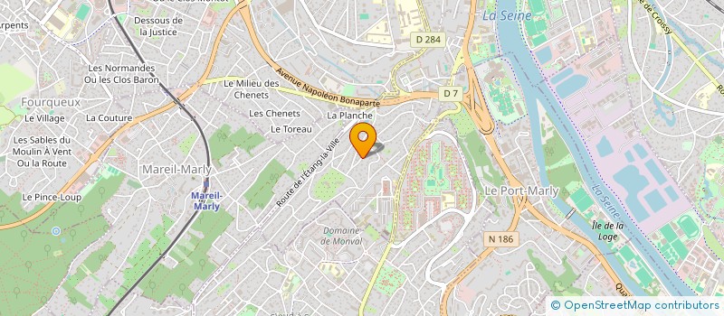 localisation de l'entreprise SUTTI  LE PECQ