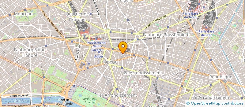 localisation de l'entreprise SUTTONS INTERNATIONAL (FRANCE) à PARIS