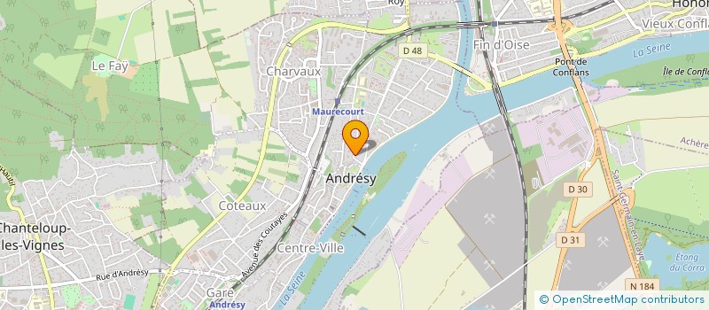 localisation de l'entreprise SUTUDO FORMATIONS  ANDRESY