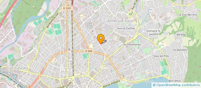 localisation de l'entreprise SUTURE à ANNECY