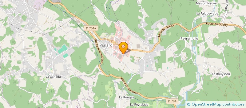 localisation de l'entreprise SUTUREX ET RENODEX à CARSAC-AILLAC