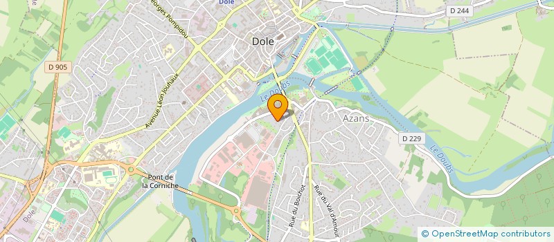 localisation de l'entreprise SUVAD INTERNATIONALE DE PROMOTIONS & SERVICES à DOLE
