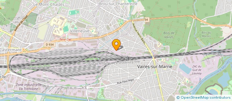 localisation de l'entreprise SUVALEX  VAIRES-SUR-MARNE