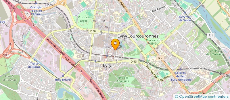 localisation de l'entreprise SUVANNAH SARL à EVRY-COURCOURONNES