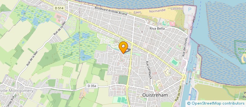 localisation de l'entreprise SUWAN SUSHI  OUISTREHAM