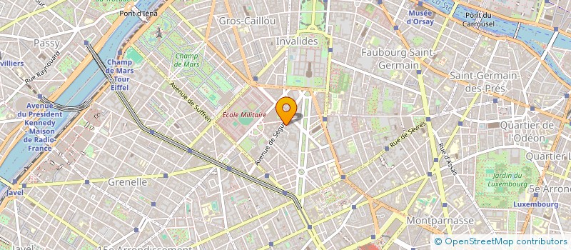 localisation de l'entreprise SUXEEDIS à PARIS