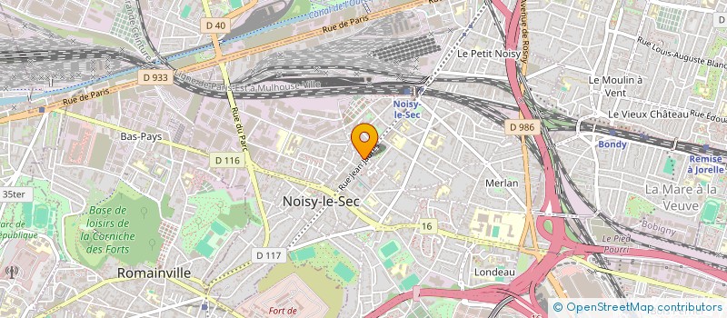 localisation de l'entreprise SUYATA à NOISY-LE-SEC
