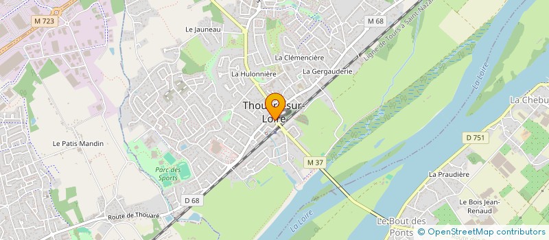 localisation de l'entreprise SUZALI  THOUARE-SUR-LOIRE