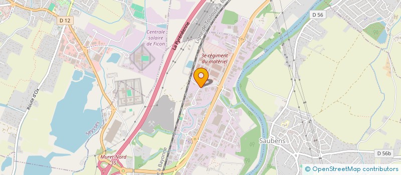 localisation de l'entreprise SUZANNE  MURET