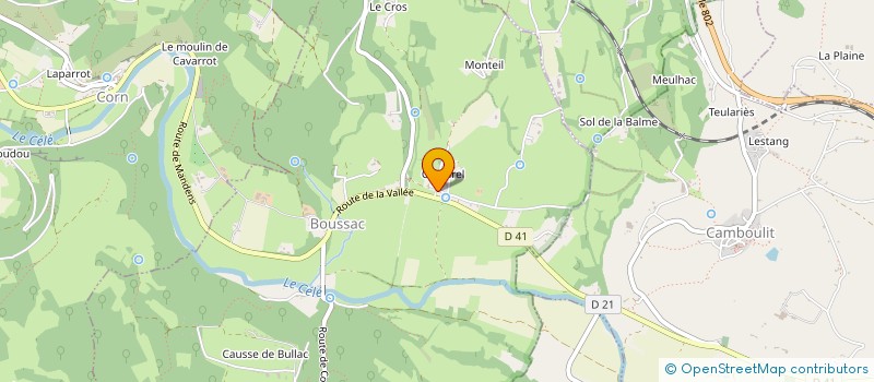 localisation de l'entreprise SUZANNE  BOUSSAC