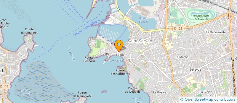 localisation de l'entreprise SUZANNE  SAINT-MALO