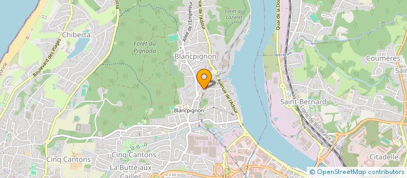 localisation de l'entreprise SUZANNE  ANGLET