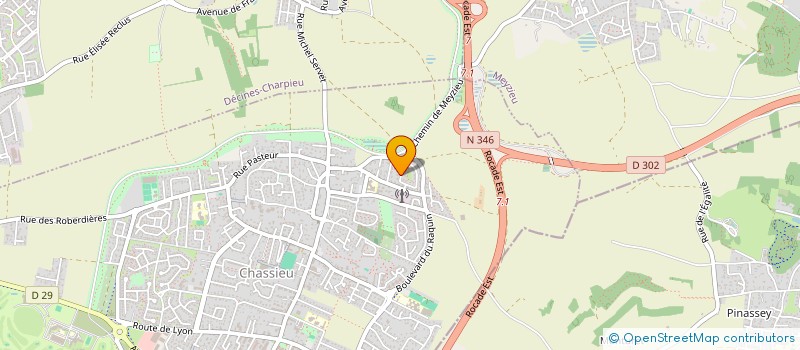 localisation de l'entreprise SUZANNE  CHASSIEU