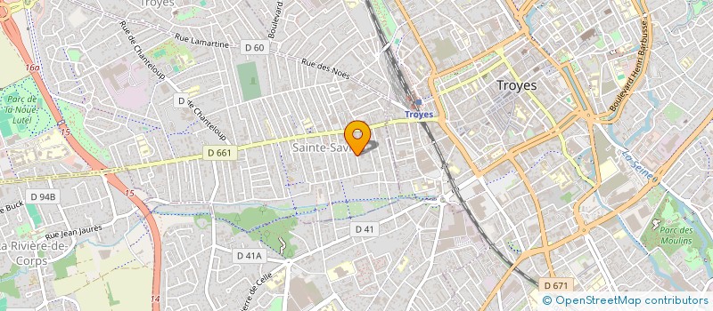 localisation de l'entreprise SUZANNE  SAINTE-SAVINE