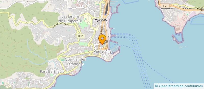 localisation de l'entreprise SUZANNE à AJACCIO