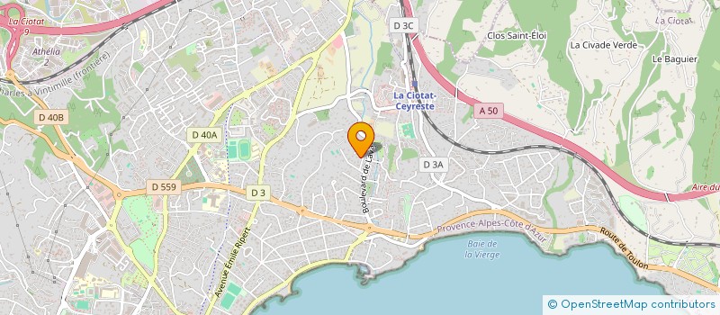 localisation de l'entreprise SUZANNE B  LA CIOTAT