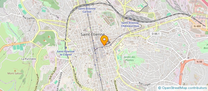 localisation de l'entreprise SUZANNE CHAUMIENE à SAINT-ETIENNE