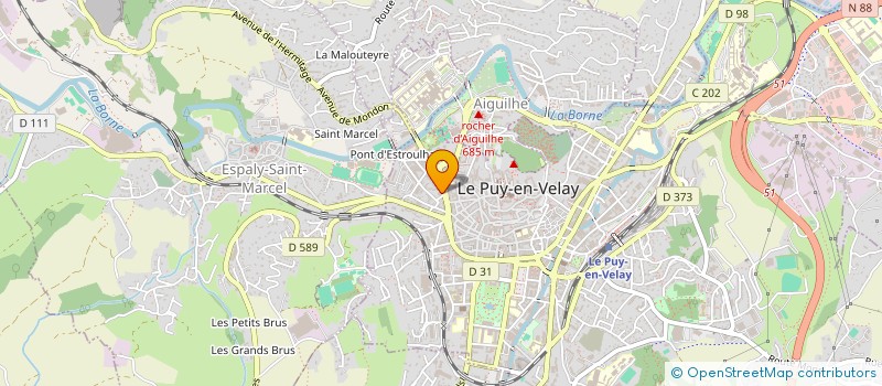 localisation de l'entreprise SUZANNE D.  LE PUY-EN-VELAY