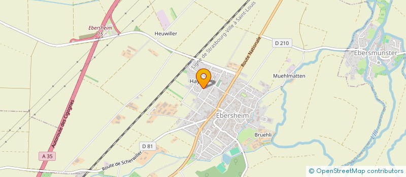 localisation de l'entreprise SUZANNE ET ANTOINE  EBERSHEIM
