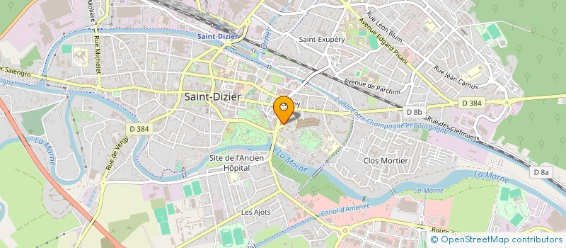 localisation de l'entreprise SUZANNE ET PASCAL VETEMENTS à SAINT-DIZIER