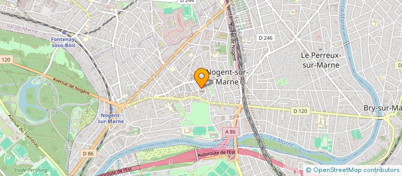 localisation de l'entreprise SUZANNE PINON à NOGENT-SUR-MARNE