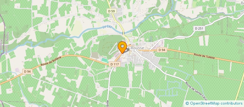 localisation de l'entreprise SUZE BATIMENTS à SUZE-LA-ROUSSE