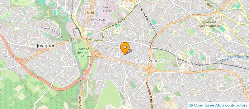 localisation de l'entreprise SUZETTE à MONTPELLIER