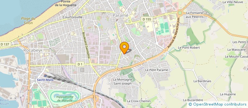localisation de l'entreprise SUZETTE  SAINT-MALO