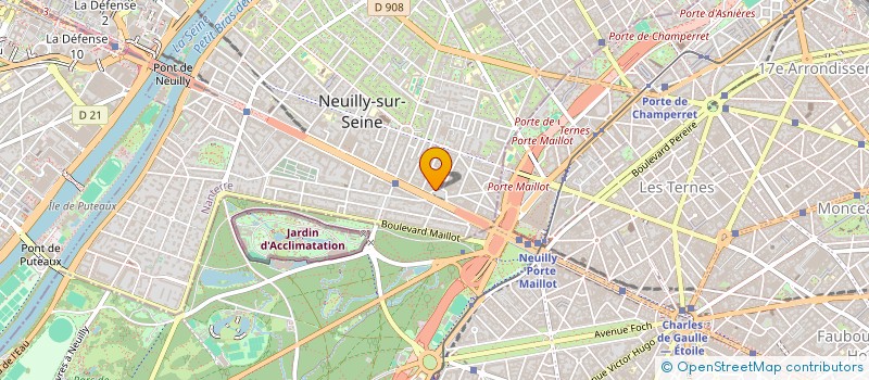 localisation de l'entreprise SUZETTE à NEUILLY-SUR-SEINE