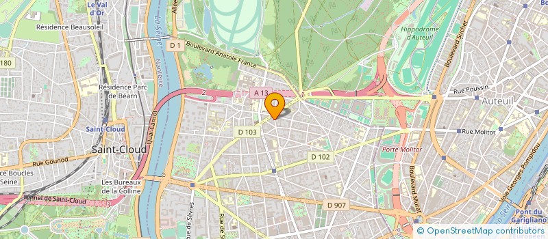 localisation de l'entreprise SUZI D ANTIGUE à BOULOGNE-BILLANCOURT