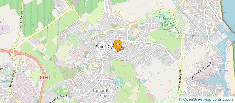 localisation de l'entreprise SUZINI  SAINT-CYPRIEN