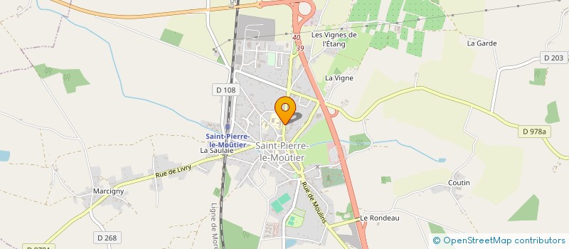 localisation de l'entreprise SUZOLI  SAINT-PIERRE-LE-MOUTIER
