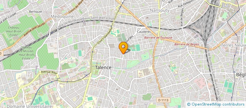 localisation de l'entreprise SUZON  TALENCE