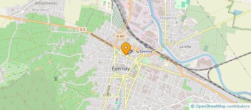 localisation de l'entreprise SUZON à EPERNAY