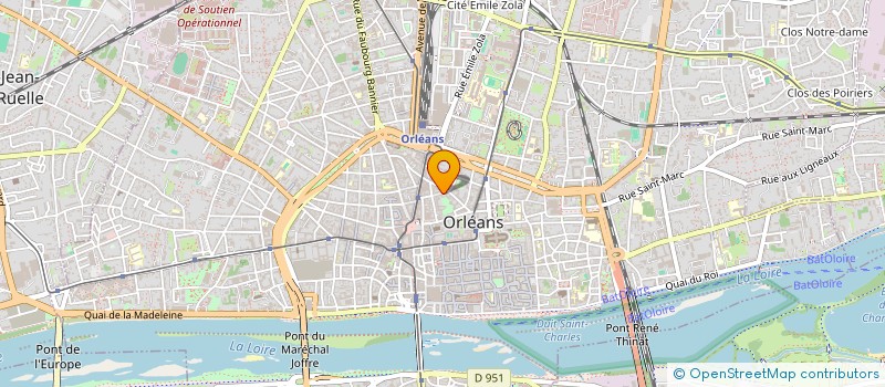 localisation de l'entreprise SUZON SPANO à ORLEANS
