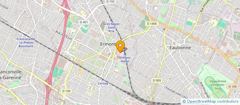 localisation de l'entreprise SUZUME PROD  ERMONT