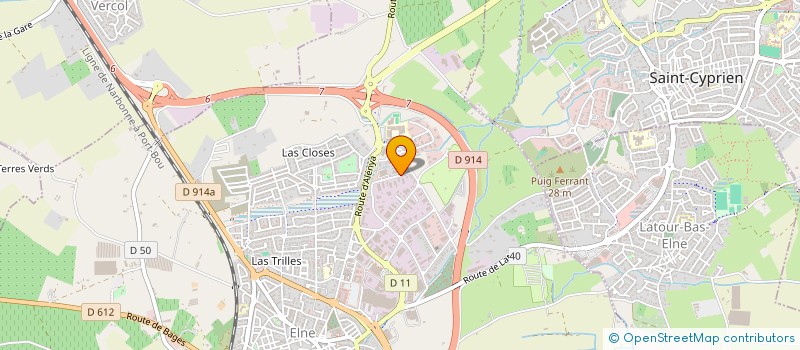 localisation de l'entreprise SUZY  ELNE