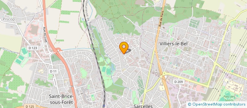 localisation de l'entreprise SUZY CLEAN à SARCELLES