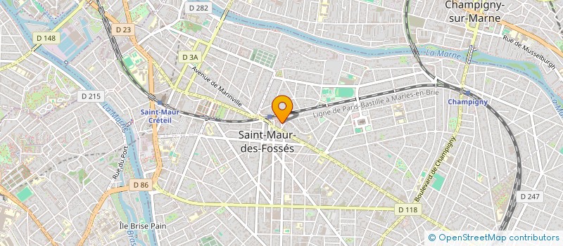 localisation de l'entreprise SUZYELI à SAINT-MAUR-DES-FOSSES