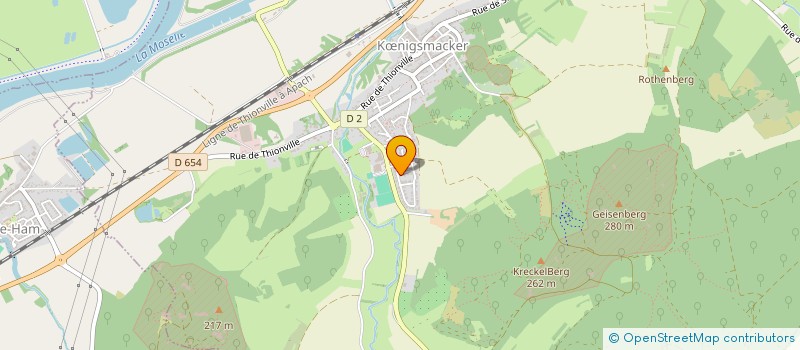 localisation de l'entreprise SV 2024 à KŒNIGSMACKER