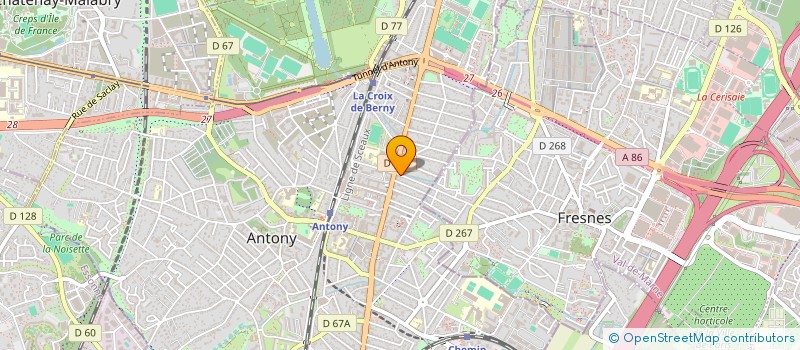 localisation de l'entreprise SV à ANTONY