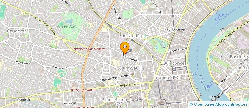 localisation de l'entreprise SV ATTITUDE à BORDEAUX