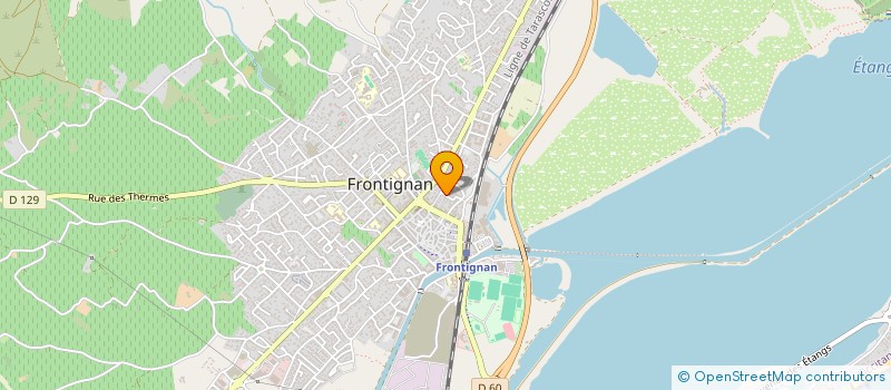 localisation de l'entreprise SV AWAYS à FRONTIGNAN