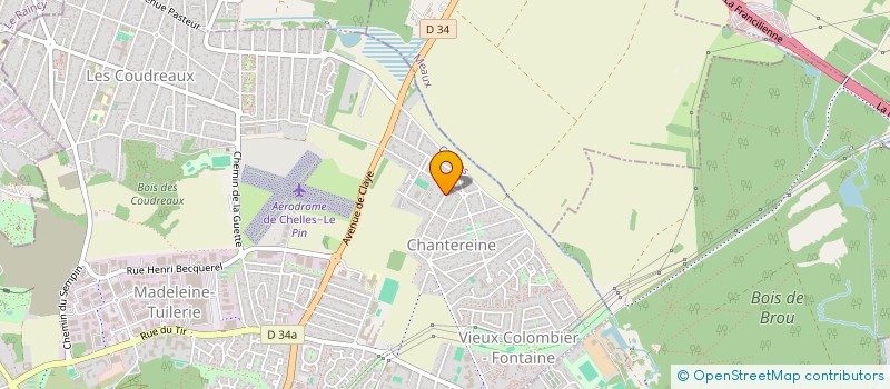 localisation de l'entreprise SV BAT à CHELLES