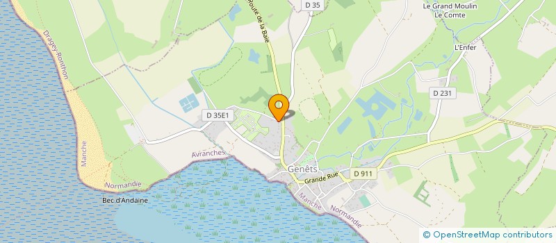 localisation de l'entreprise SV BAT  GENETS