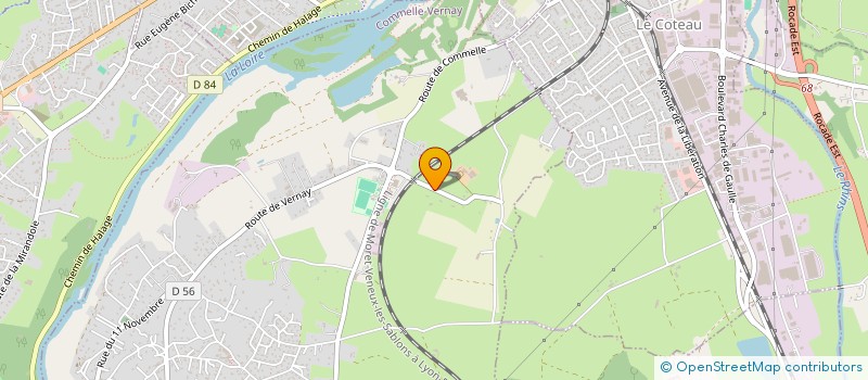 localisation de l'entreprise SV BATI PLOMBERIE  COMMELLE-VERNAY