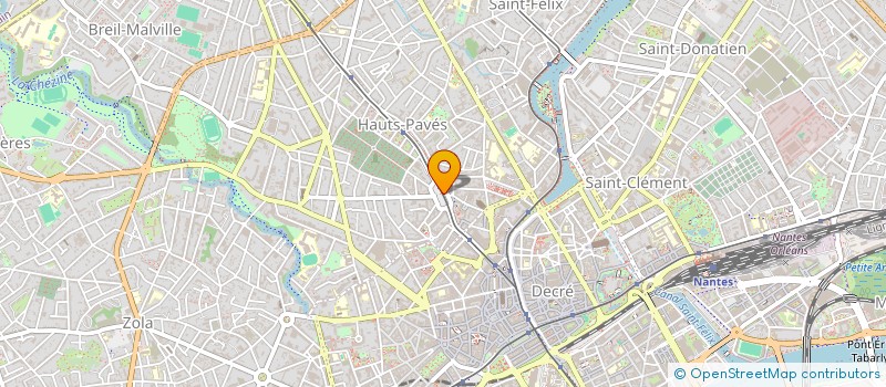 localisation de l'entreprise SV CINE à NANTES