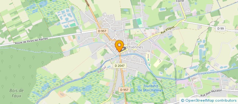 localisation de l'entreprise SV CLOTURE à MARCHIENNES