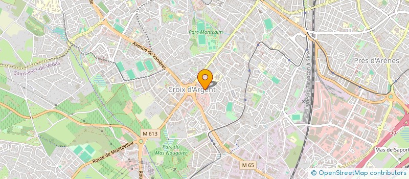 localisation de l'entreprise SV COM à MONTPELLIER